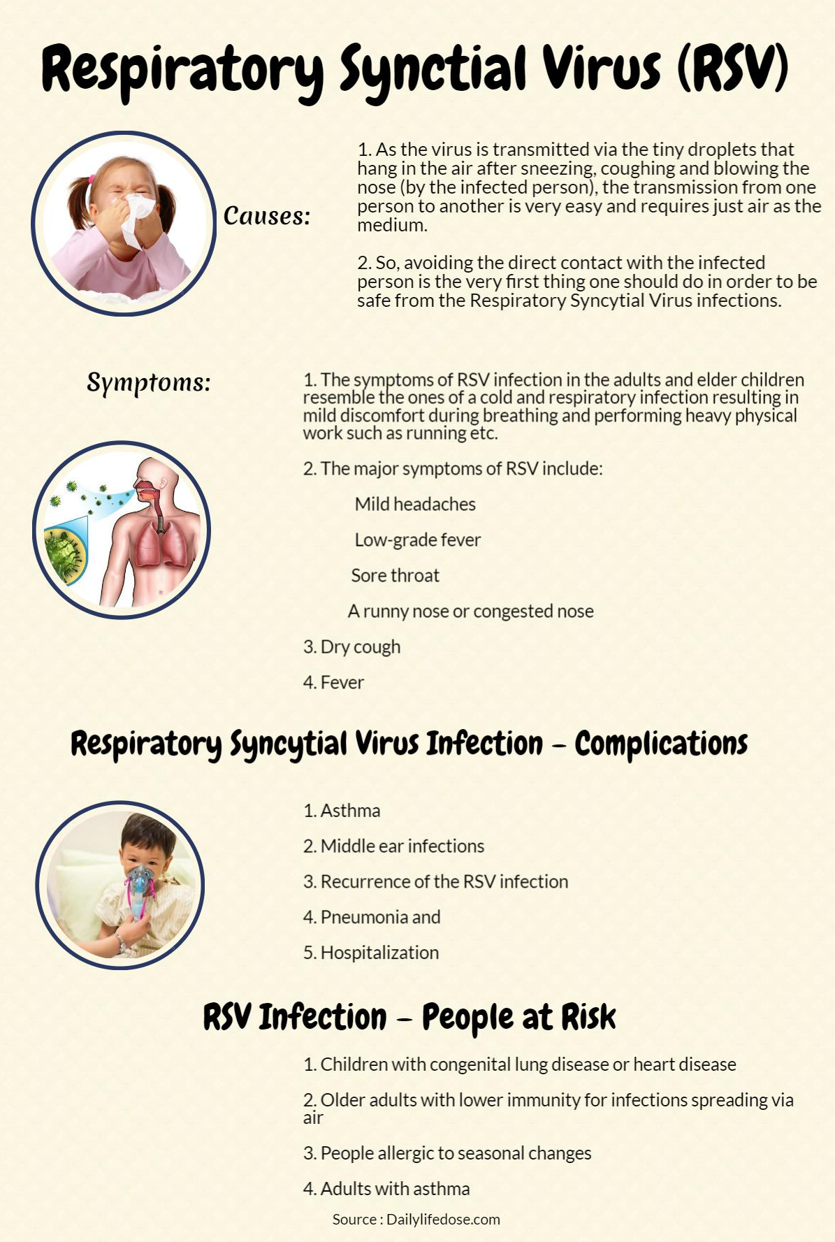 Respiratory Syncytial Virus (RSV) Cause, Symptoms, Treatment Advice