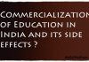 Commercialization of Preparatory Education in India