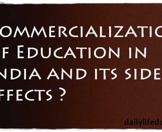 Commercialization of Preparatory Education in India