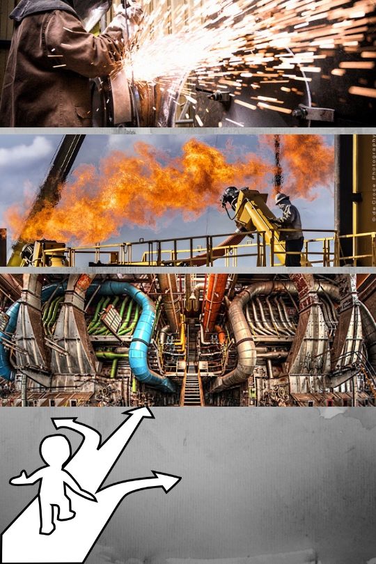 Choose right area for industrial photography