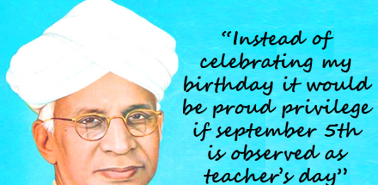 why 5 September is very famous and celebrated as teacher's day in India